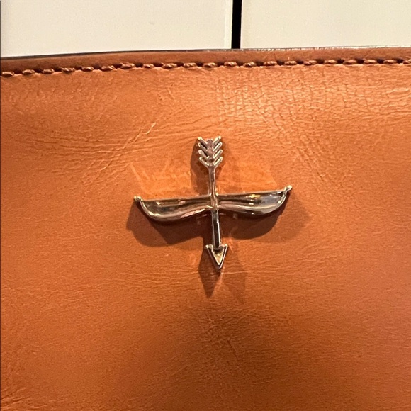 Pour la Victoire Leather Elie Mini Crossbody Bag 9" W x 4.5" H x 2" D - Picture 2 of 8